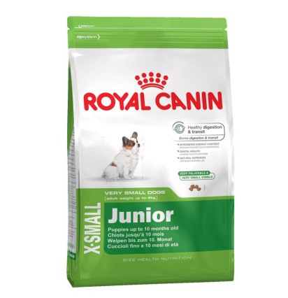Royal Canin X-Small Junior Very Small Dogs сухой корм для щенков очень мелких пород 1,5 кг. 